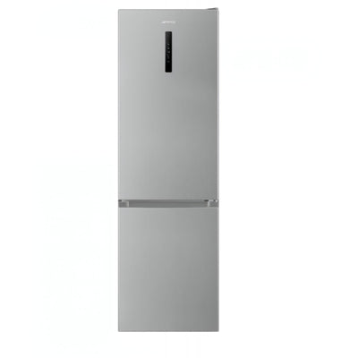 SMEG STAINLESS STEEL COMBI FRIDGE FREEZER 200CM