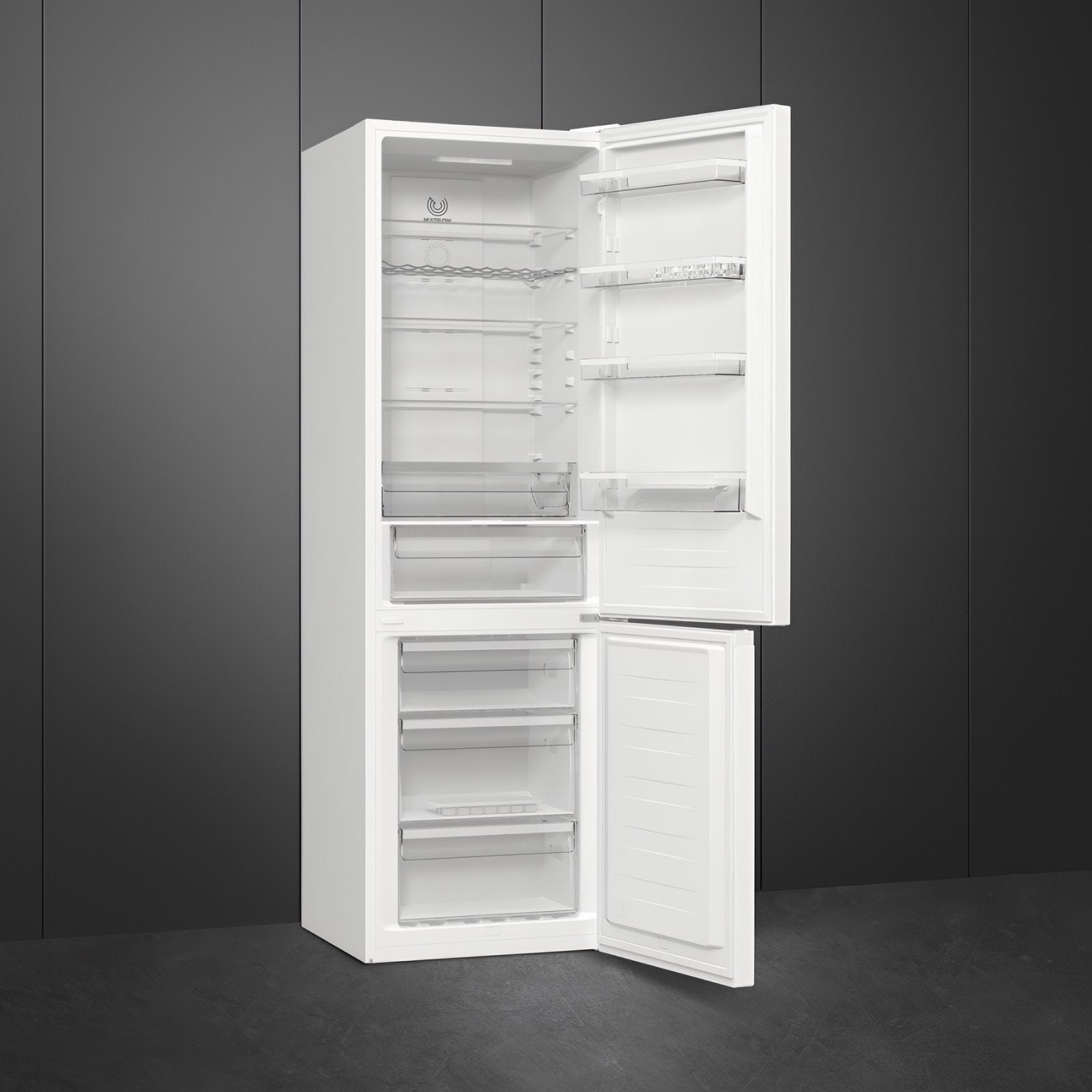SMEG COMBI FRIDGE FREEZER WHITE 200CM